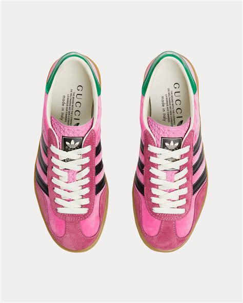 gucci samba pink|Gucci adidas gazelle pink.